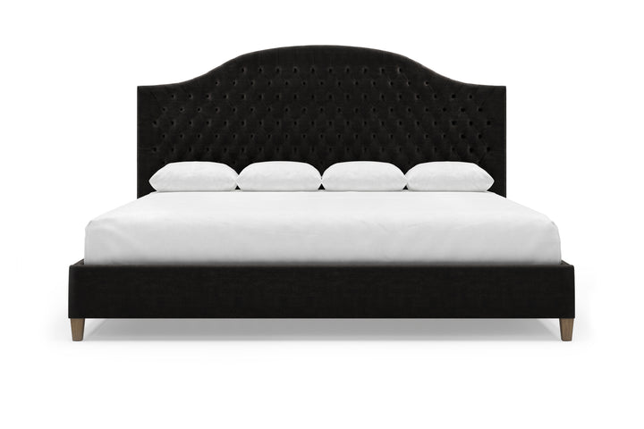Archie Bed Frame in Ebony#color_ebony
