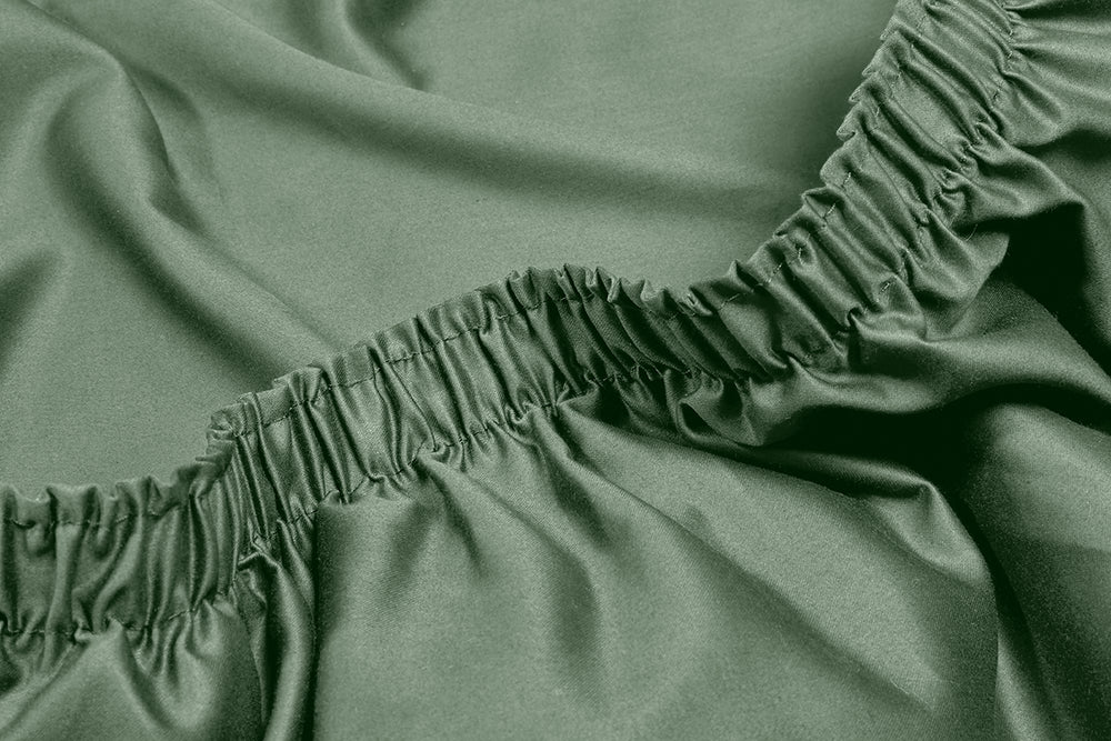 Green Alaskan King Cotton Sheet Set Detail#color_eucalyptus