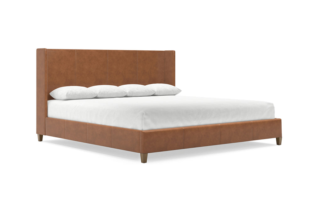 Kodiak Leather Bed in Cognac #color_cognac