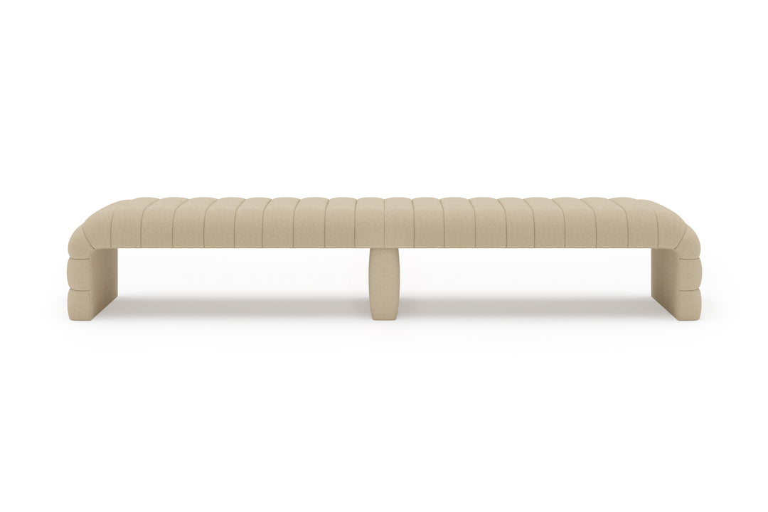 Louis Channel Bench in Buff#color_buff