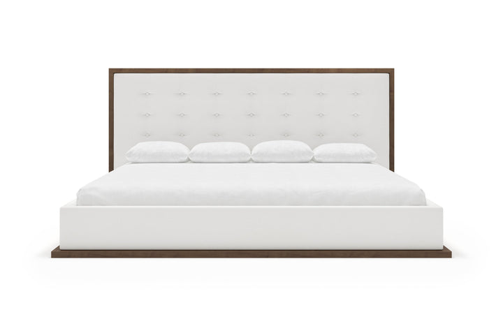Marlow Bed Frame in Snow#color_snow-walnut