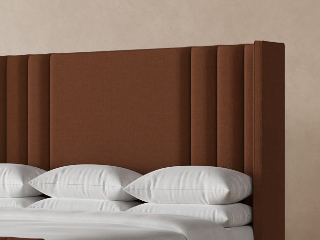 Adler Bed Frame in Clay #color_clay