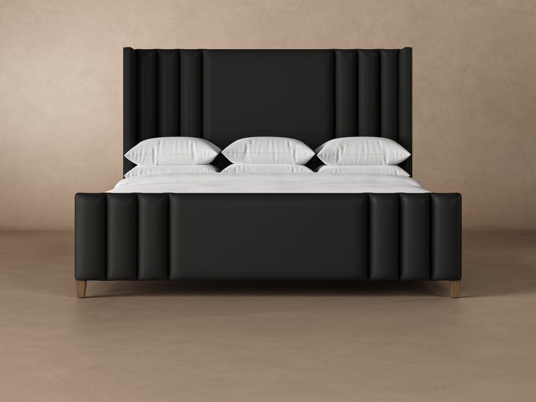 Adler Leather Bed in Jet#color_jet