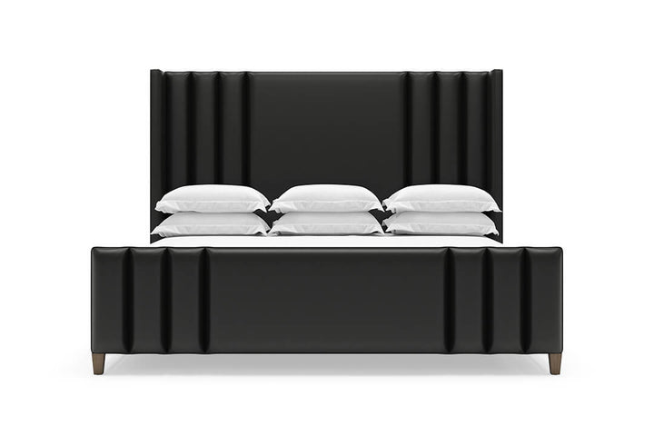 Adler Leather Bed in Jet#color_jet