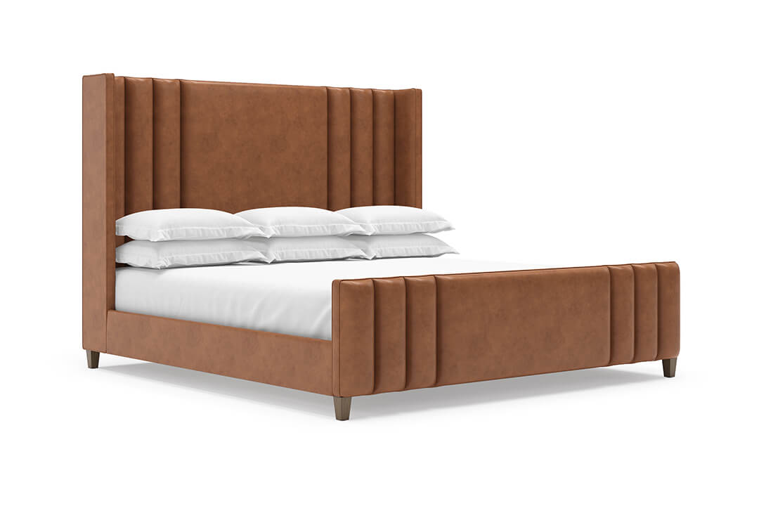 Adler Leather Bed in Cognac#color_cognac