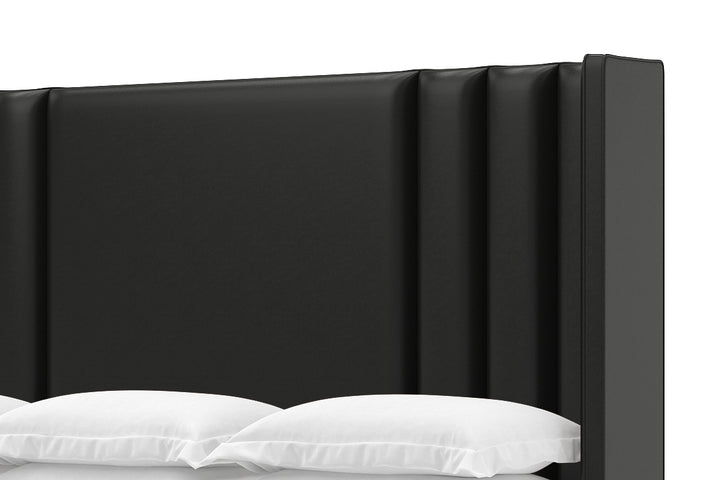 Adler Leather Bed in Jet#color_jet