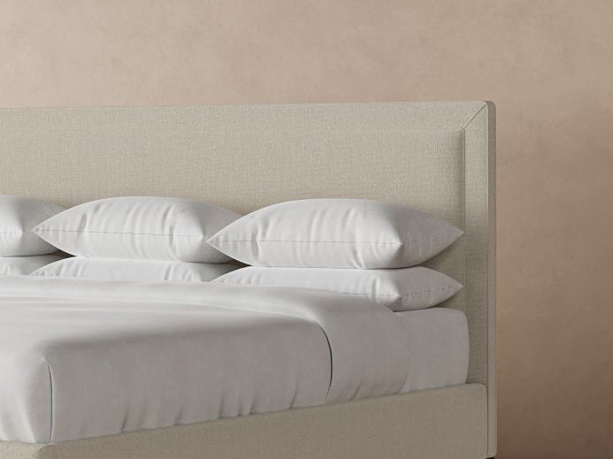 Alpine Bed Frame in Flax#color_flax