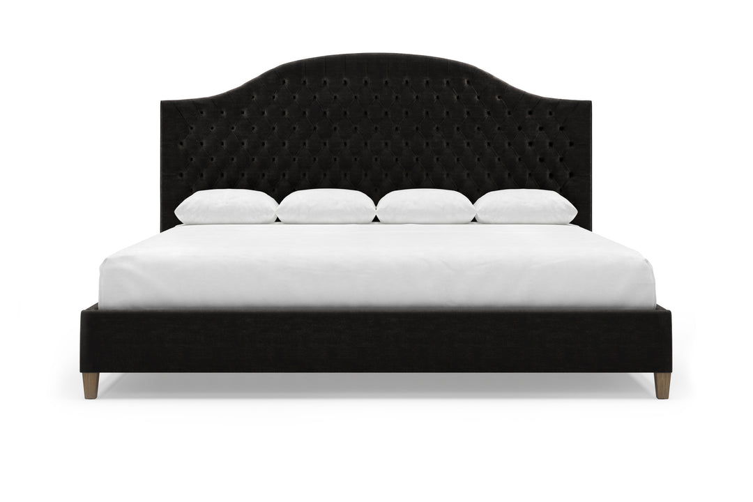 Archie Bed Frame in Ebony#color_ebony