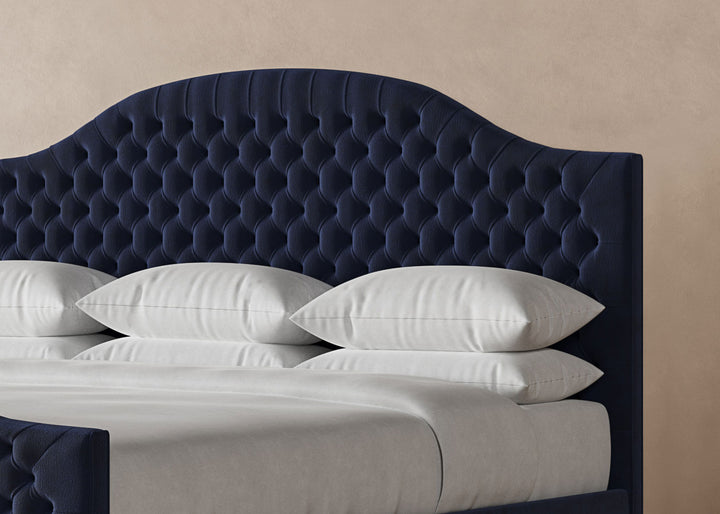 Archie Bed Frame with Footboard in Eclipse#color_eclipse
