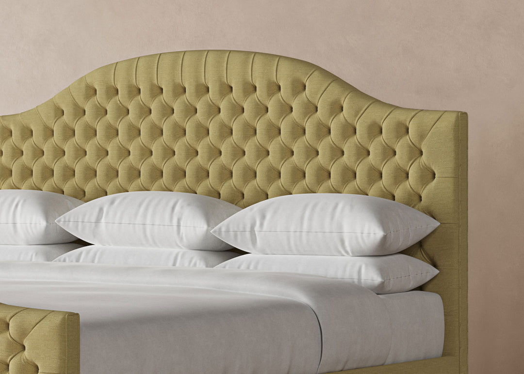 Archie Bed Frame with Footboard in Iceland Moss#color_iceland-moss