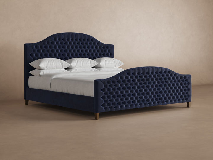 Archie Bed Frame with Footboard in Eclipse#color_eclipse