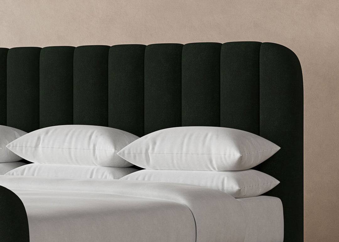 Augustine Bed Frame in Emerald#color_emerald