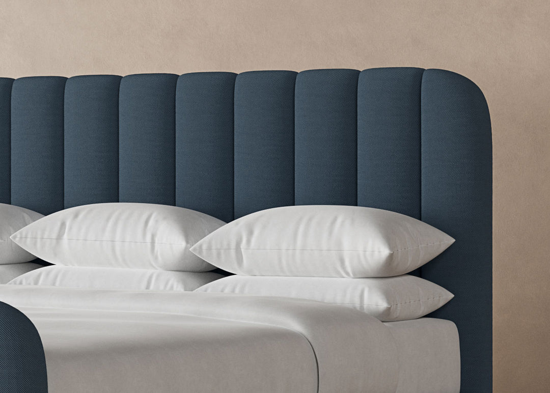 Augustine Bed Frame in Steel#color_steel