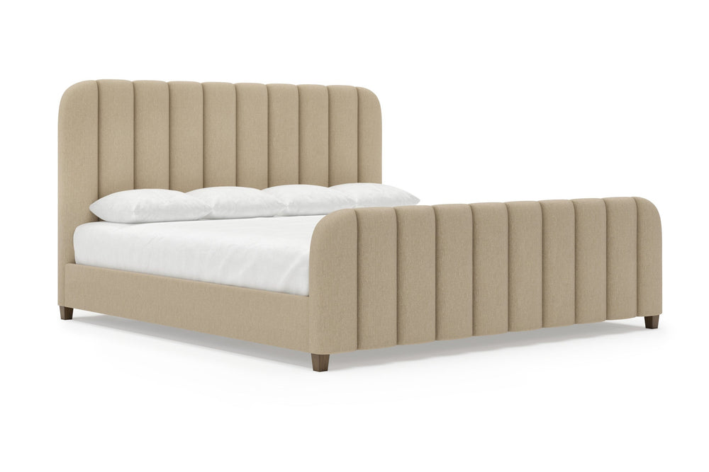 Angled Augustine Bed Frame in Buff#color_buff