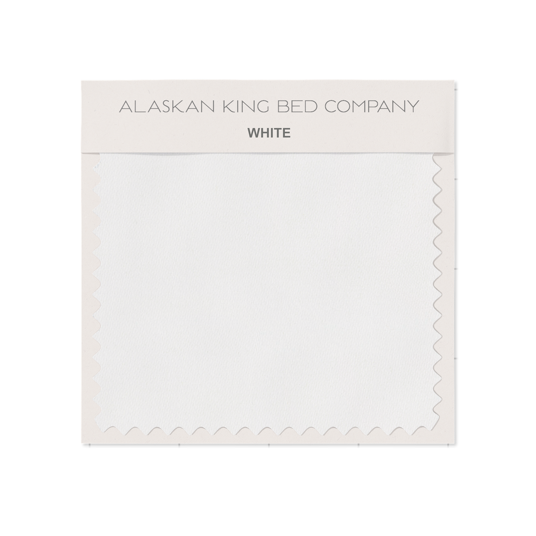 White Alaskan King Sheet Set