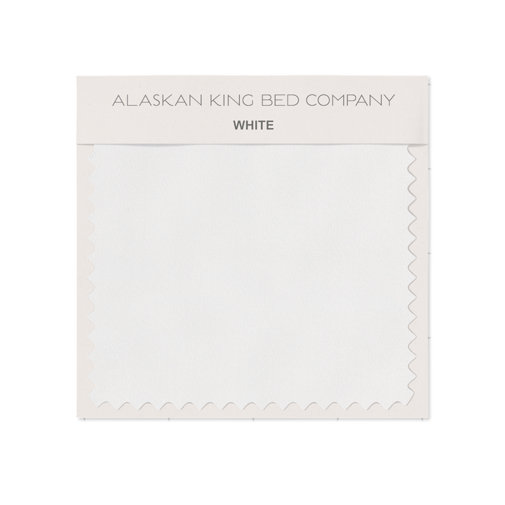 White Alaskan King Sheet Set