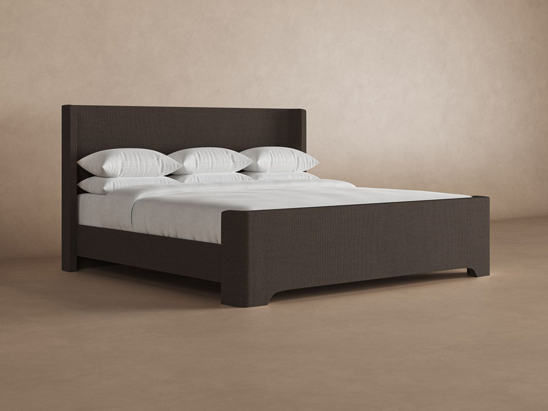 Celine Bed Frame in Bark#color_bark