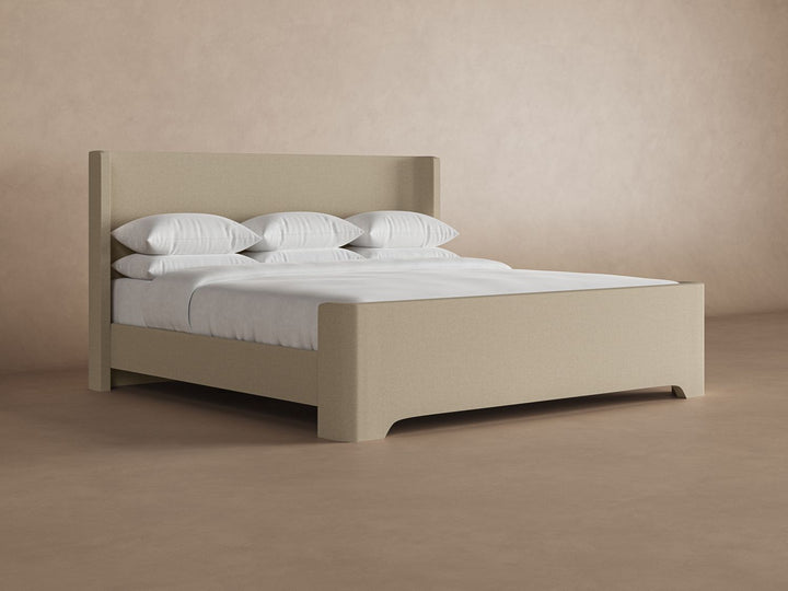 Celine Bed Frame in snow#color_buff