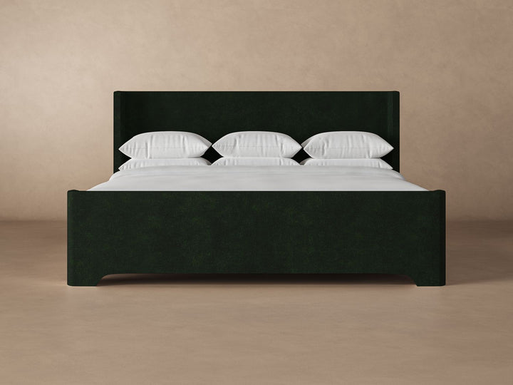 Celine Bed Frame in Emerald#color_emerald