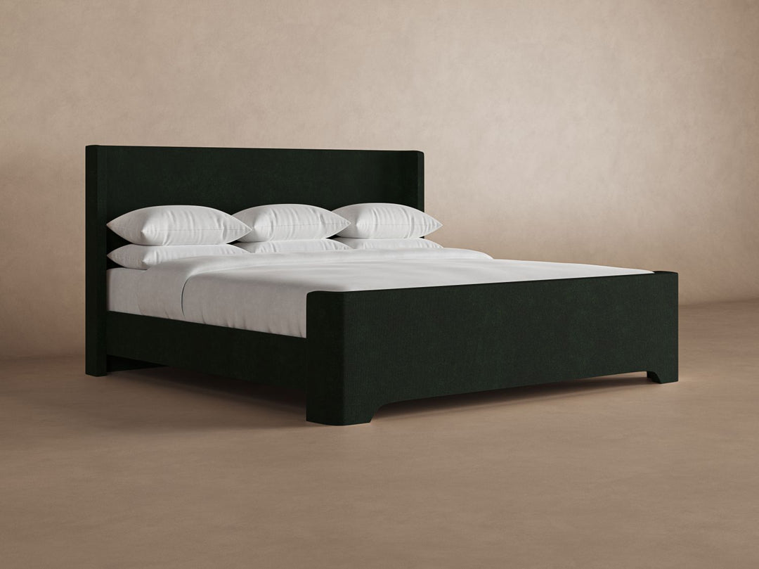 Celine Bed Frame in Emerald#color_emerald