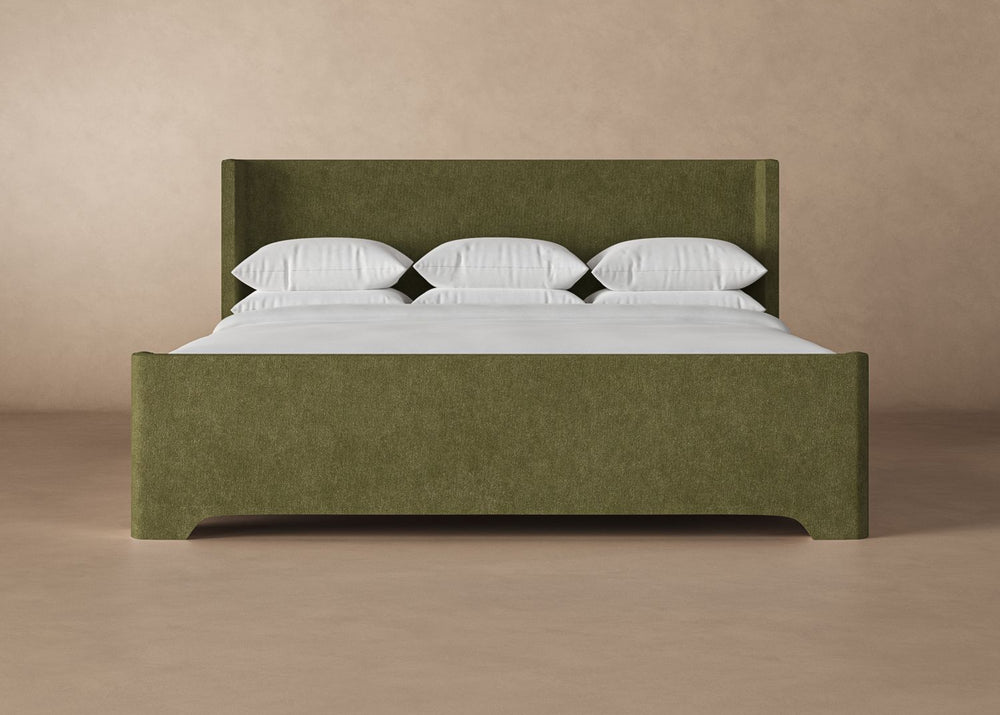 Celine Bed Frame in Moss#color_moss