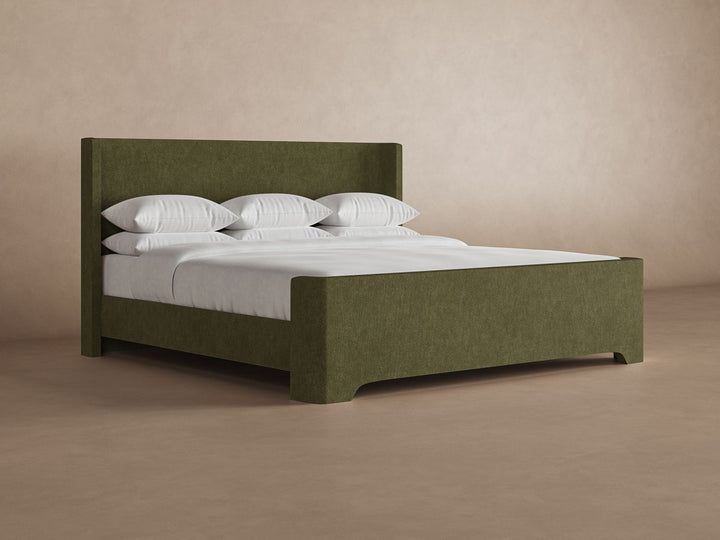 Celine Bed Frame in Moss#color_moss