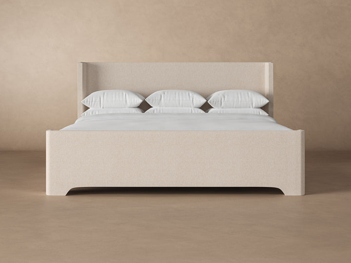 Celine Bed Frame in Oatmeal#color_oatmeal