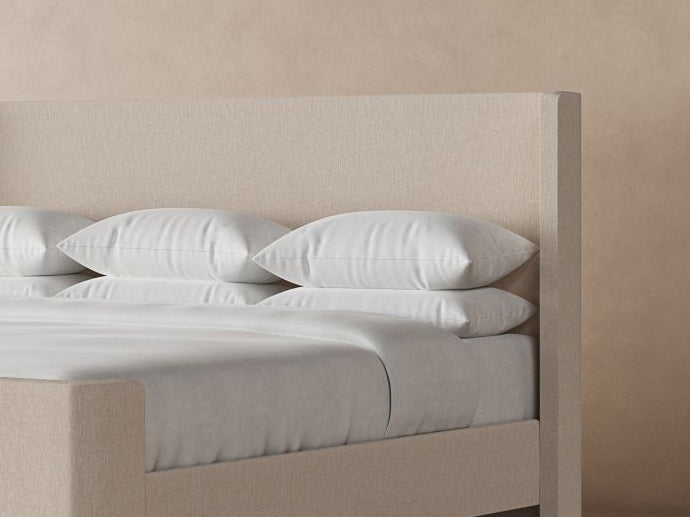 Celine Bed Frame in Oatmeal#color_oatmeal