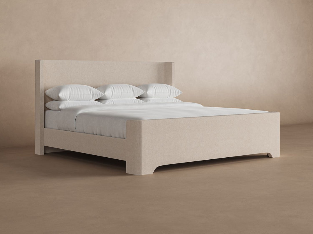 Celine Bed Frame in Oatmeal#color_oatmeal