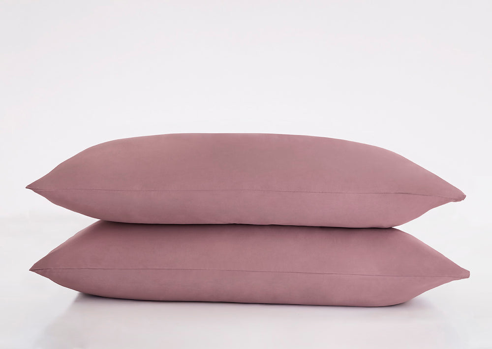 Dusty Rose Alaskan King Bamboo Pillowcases#color_dusty-rose