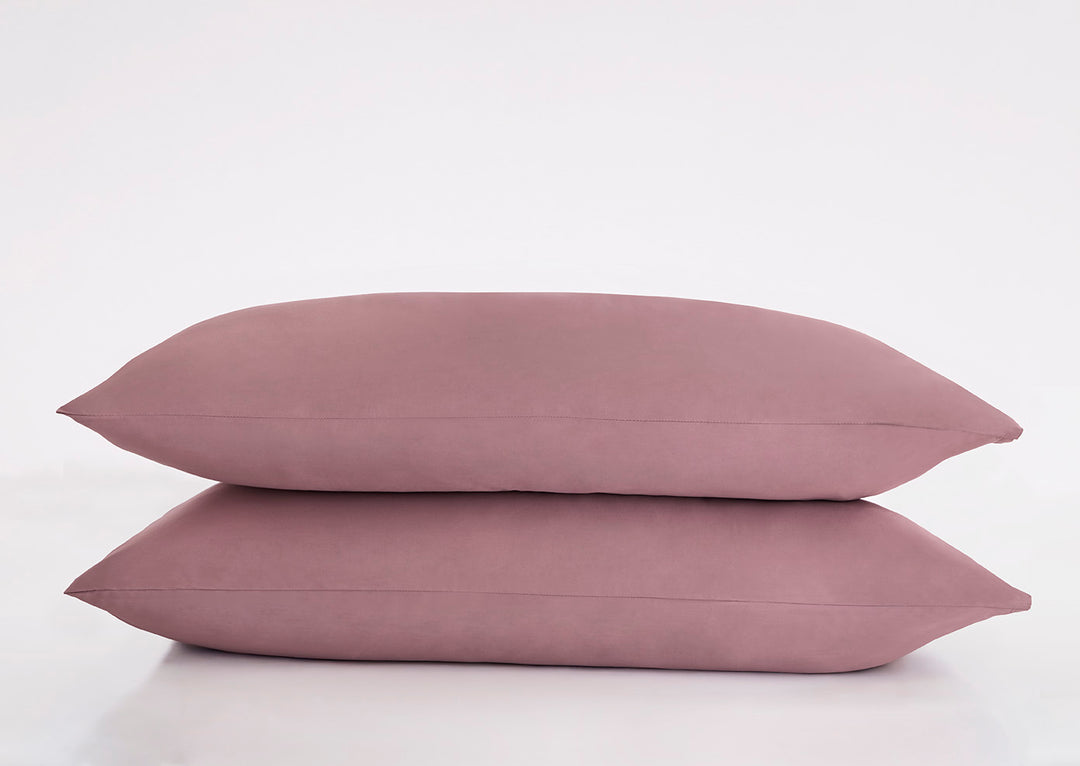 Dusty Rose Alaskan King Bamboo Pillowcases#color_dusty-rose