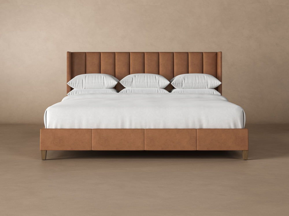 Elias Bed Frame in Cognac#color_cognac