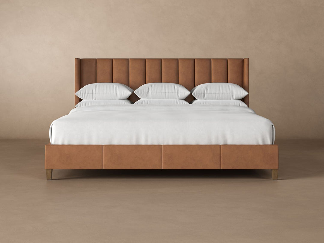 Elias Bed Frame in Cognac#color_cognac