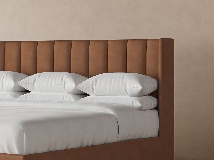 Elias Bed Frame in Cognac#color_cognac