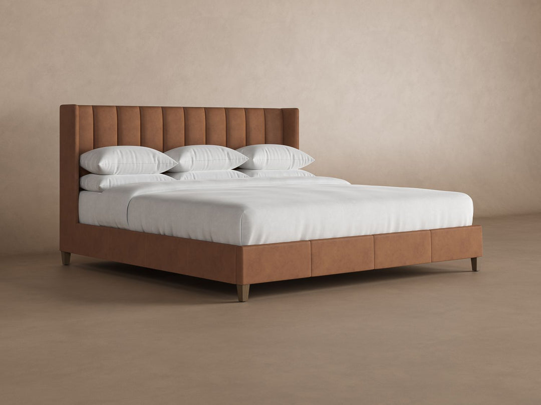 Elias Bed Frame in Cognac#color_cognac