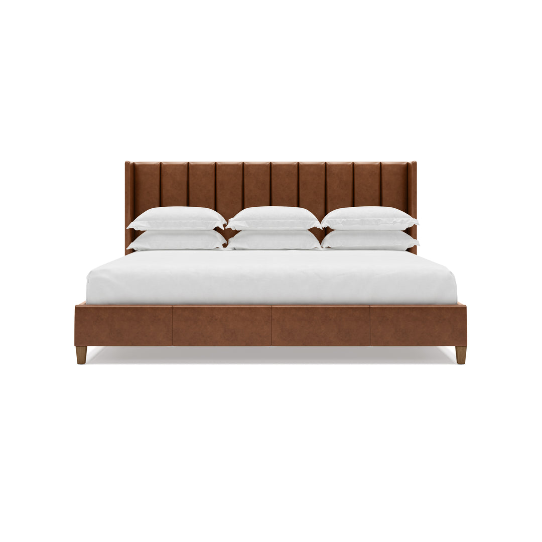 Elias Bed Frame in Cognac#color_cognac