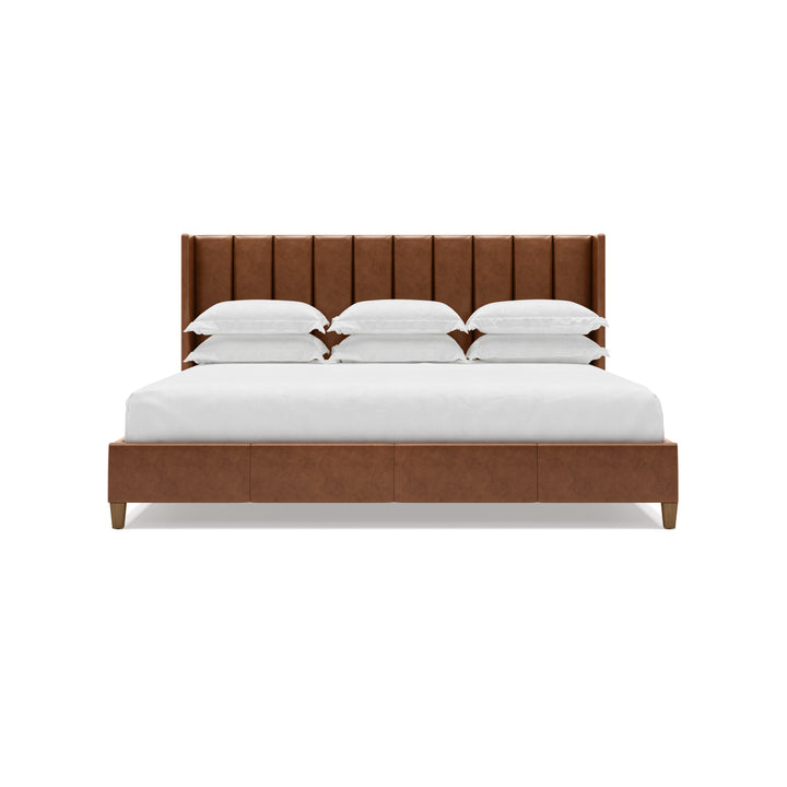 Elias Bed Frame in Cognac#color_cognac