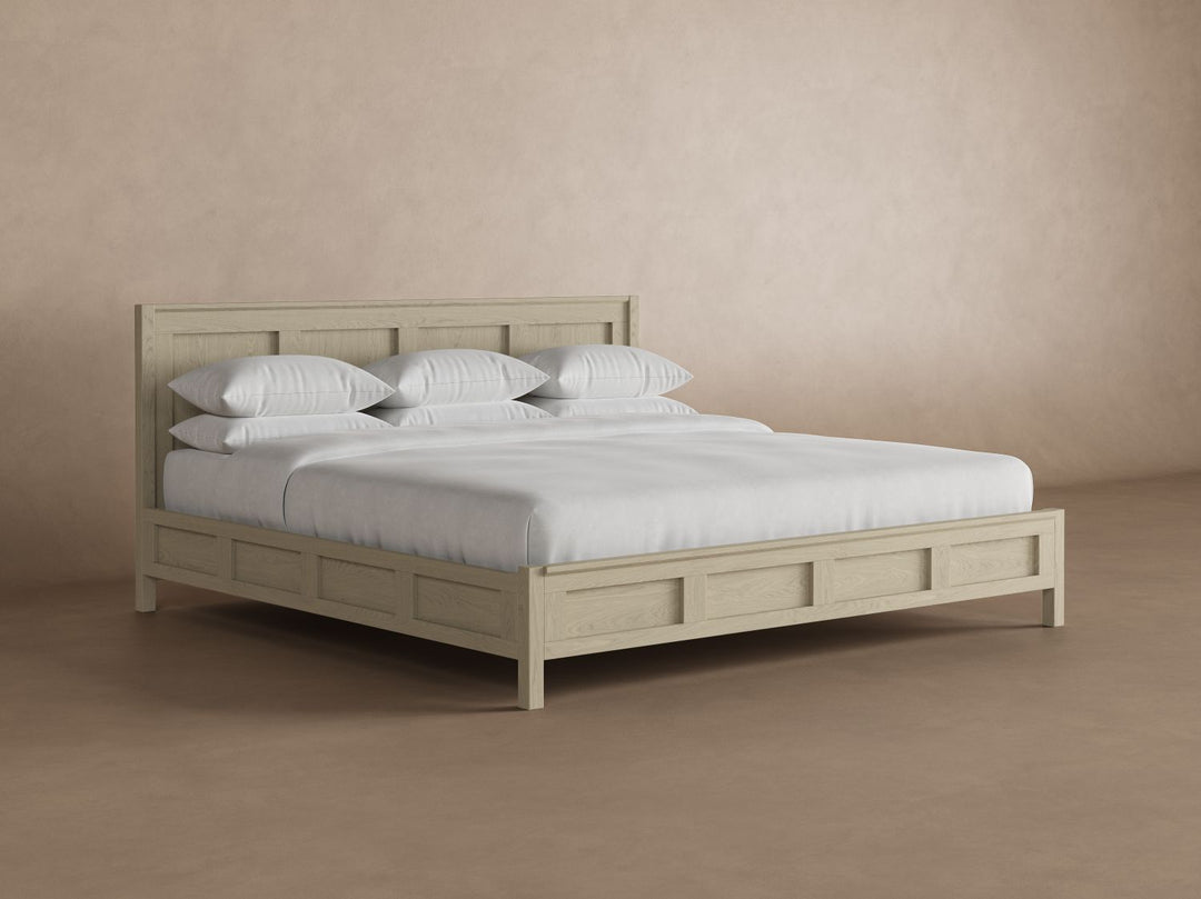 Emery Canopy Bed Frame in Whitewash#color_whitewash
