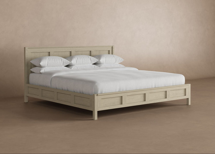 Emery Canopy Bed Frame in Whitewash#color_whitewash