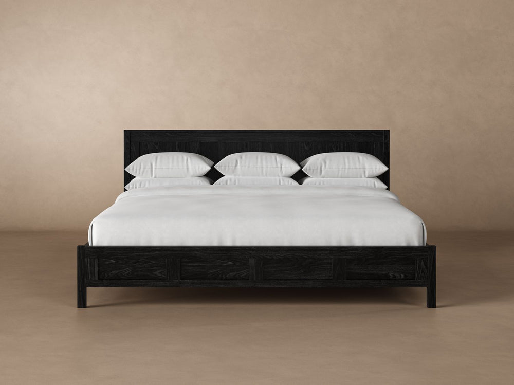 Emery Canopy Bed Frame in Charcoal#color_charcoal