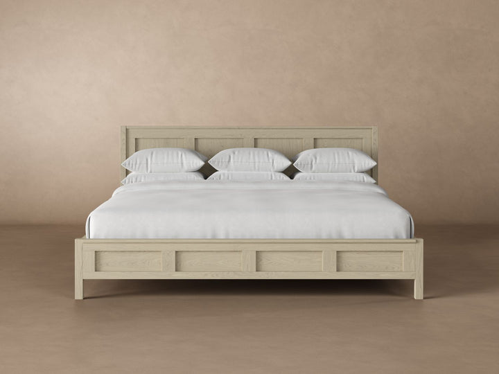 Emery Canopy Bed Frame in Whitewash#color_whitewash