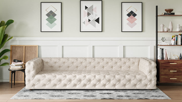 The Grand Chesterfield Sofa in Arctic #color_arctic