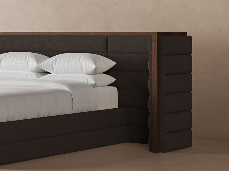 Bark colored Harrison bedframe #color_bark