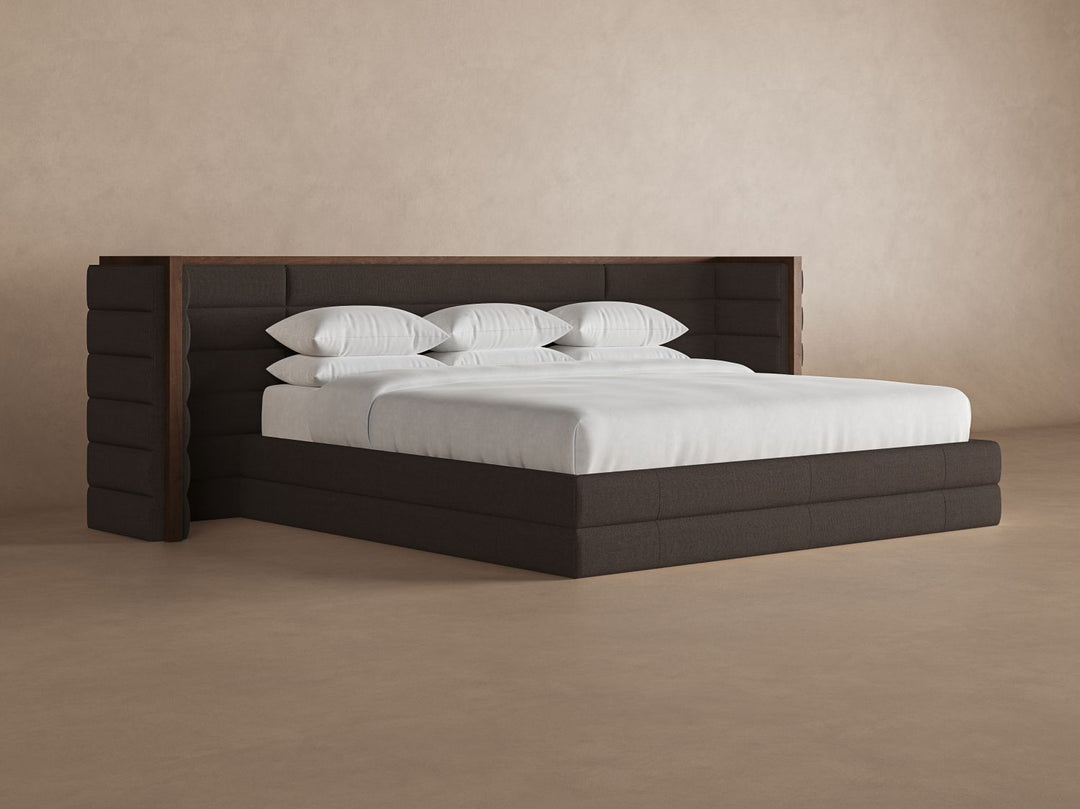 Bark colored Harrison bedframe #color_bark
