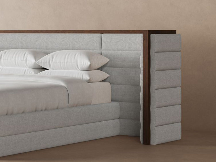 Dove colored Harrison bedframe #color_dove