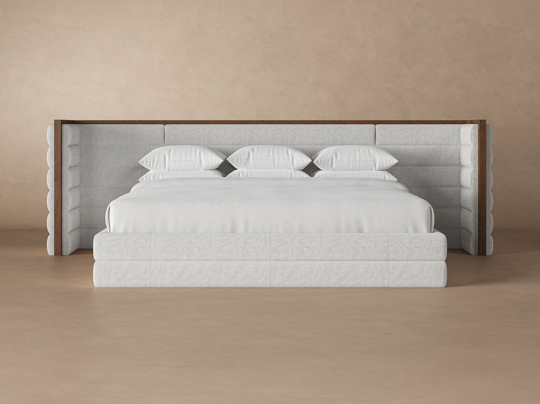 Dove colored Harrison bedframe #color_dove