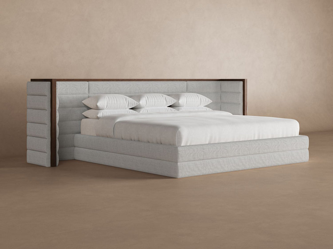 Dove colored Harrison bedframe #color_dove