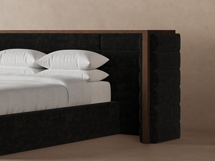 Onyx colored Harrison bedframe #color_onyx