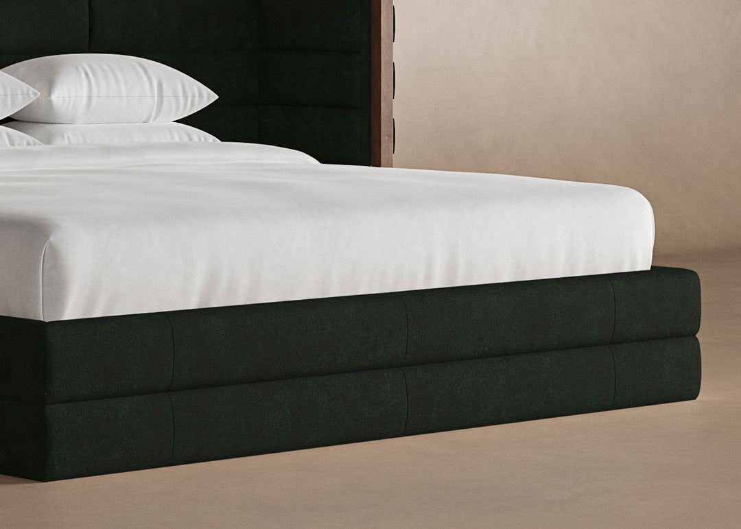 Emerald colored Harrison bedframe #color_emerald