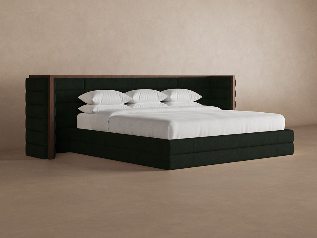Emerald colored Harrison bedframe #color_emerald